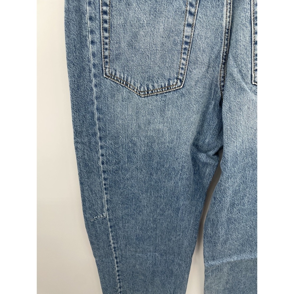 Lucky Brand Jeans Women's 6/28 Blue Denim Medium Wash Barrel Leg Streetwear NWT - Picture 5 of 16